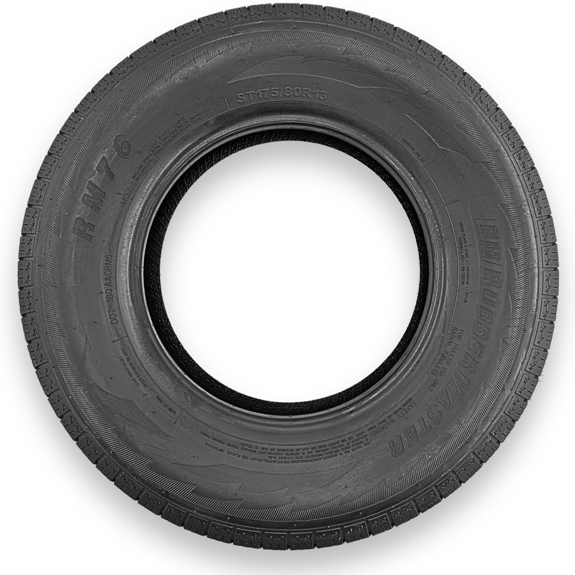 RubberMaster, ST175/80R13 8P TL (Tire Only), Model# 470178